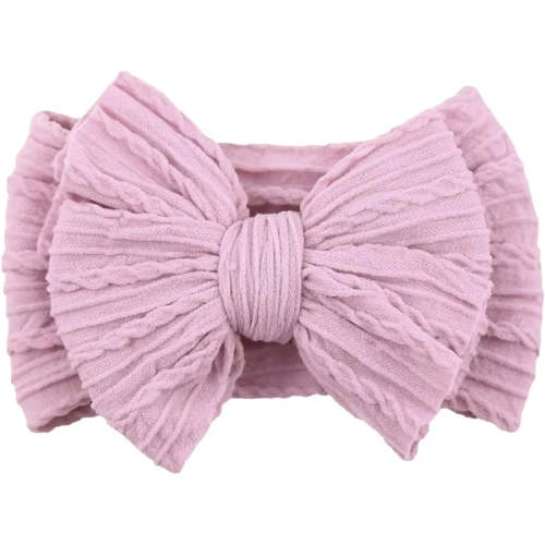 Cable Bow- Soft Violet
