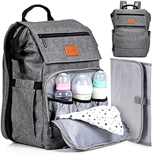 PILLANI Baby Diaper Bag Backpack-Baby Bag for Boys & Girls, Diaper Backpack,Baby Registry Search,Newborn Baby Essential Gifts
