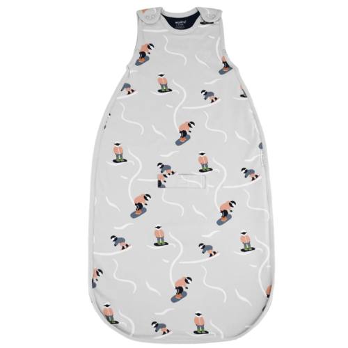 4 Season® Ultimate Baby Sleep Bag, Merino Wool & Organic Cotton, Snowboarder