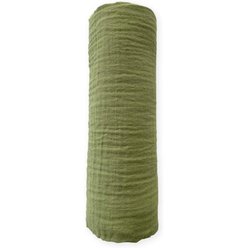 SwaddleDesigns Cotton Muslin Swaddle Blanket, Receiving Blanket for Baby Boys & Girls, Best Registry Gift, 46x46 inches, Green Turtle