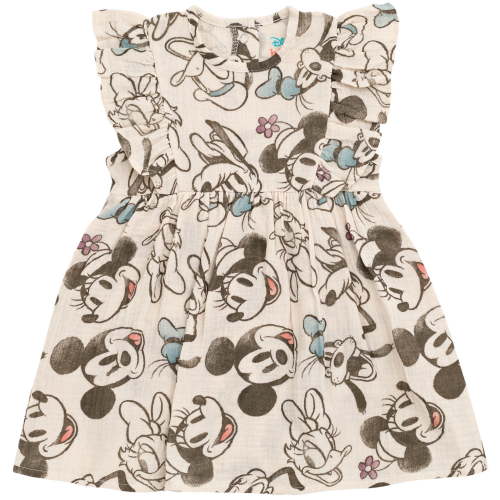 Disney Mickey Mouse Goofy Donald Duck Newborn Baby Girls Romper Gray Newborn