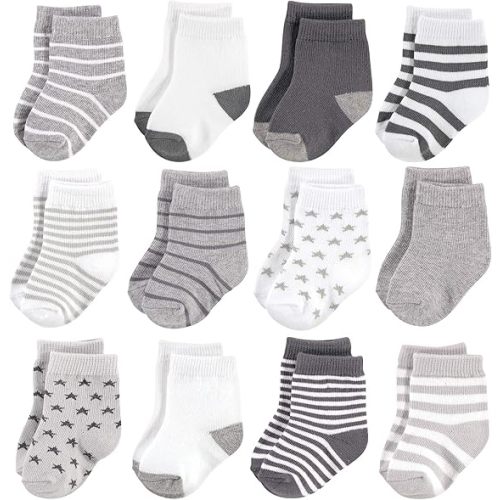 Baby Cotton Socks 6-12m