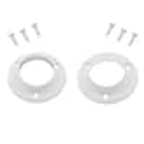 Everbilt 2-Pack 1-3/8 in. White Metal Closet Hardware Pole Sockets 15310