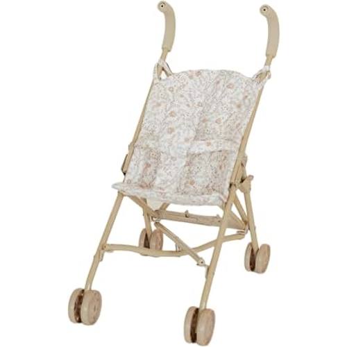 Amazon.com: Doll Stroller – Neutral Color Lightweight & Flexible Stroller - Baby Doll Stroller for Kids 3+ - Chic Floral Print - 22" (Beige/White)