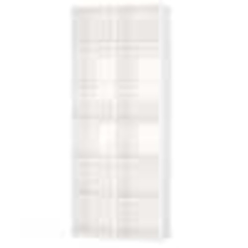 BYBLIGHT Eulas 71.6 in. Tall White Particle Board 6-Shelf Standard Bookcase with Open Storage BB-U0143XL