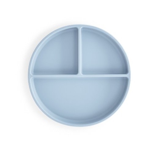 Silicone Suction Plate Powder Blue One Size