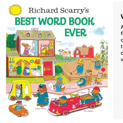 Richard Scarry's Best Word Book Ever (Giant Golden Book)