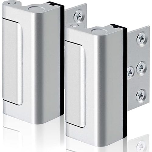 2PACK Door Lock, Silver