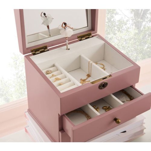 Soft Berry Penny Jewelry Box