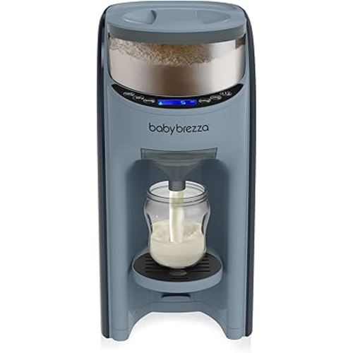 Baby Brezza Formula Pro Advanced Formula Dispenser Machine - Automatically Mix a Warm Formula Bottle Instantly - Easily Make Bottle with Automatic Powder Blending, Slate