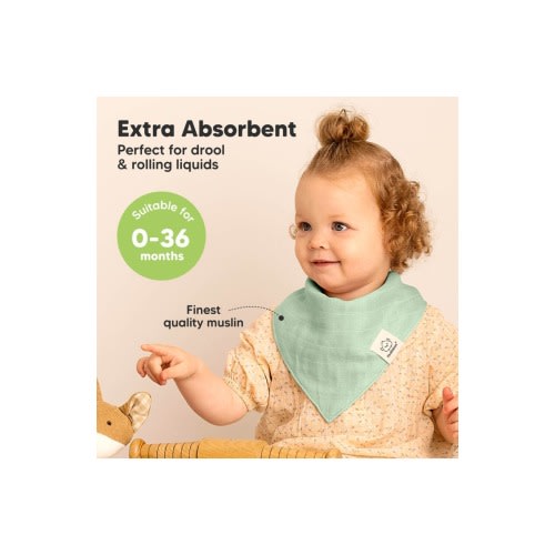 8-Pack Lumi Muslin Bandana Bibs