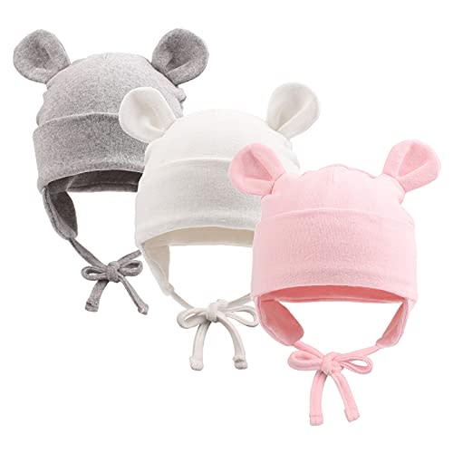 JANGANNSA Winter Baby Newborn Hat Cotton Baby Boy Beanie Autumn Infant Girls Hats New Born Hospital Bonnet