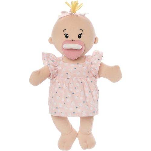 Manhattan Toy Love, Stella Soft Baby Doll, Peach with Blonde Tuft