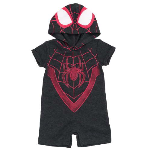 Marvel Spider-Man Miles Morales Newborn Baby Boys Romper Newborn to Toddler