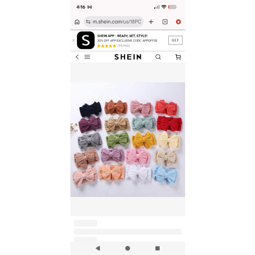 18PCS Handmade Baby Headbands Soft Stretchy Nylon Hair Bands With Bows For Newborn Infant Baby Toddler Girls | SHEIN USA
