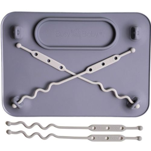 Busy Baby Silicone Placemat With 4 Straps For Toys And Utensil