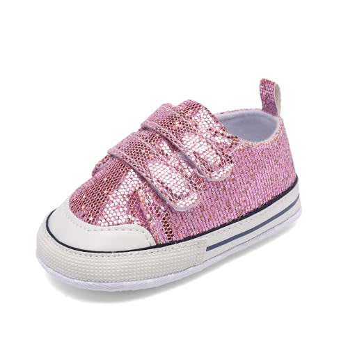 Baby Shoes,Infant Boys Girls Non-Slip Soft Sole Lightweight Sneakers,Unisex First Walking Shoes for 0-18 Months Toddler