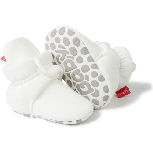 Sawimlgy Newborn Infant Baby Girl Boy Cotton Booties Stay On Sock Slippers Soft Bedroom Shoes Non-Skid Ankle Boots With Grippers Toddler Crib Warm Shoe First Walker Birthday Shower