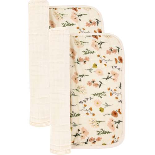 Cloud Muslin™ Burp Cloth 2 Pack - Rachel/Cream