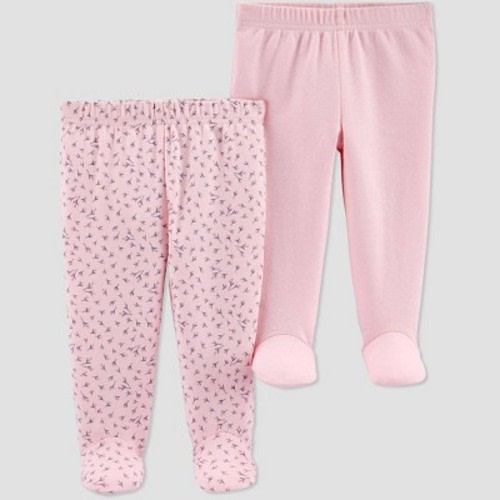 Baby Girls' 2pk Leggings - Just One You® made by carter's Pink Newborn