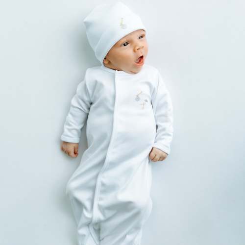Unisex Baby Converter - Pima Cotton - Magnolia Baby Vintage Stork