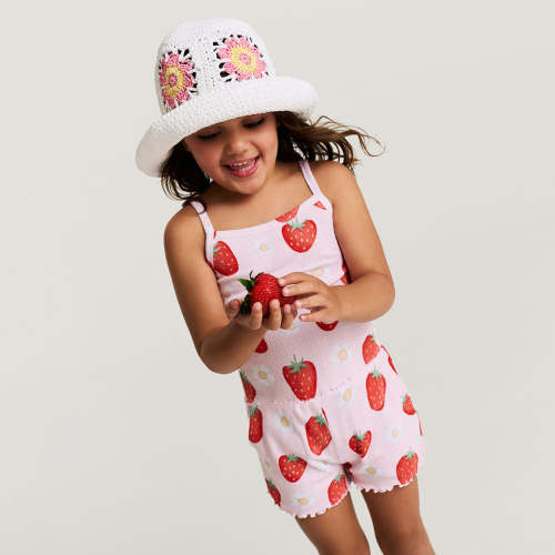 Penny Pointelle Lettuce Edge Cami Short Set