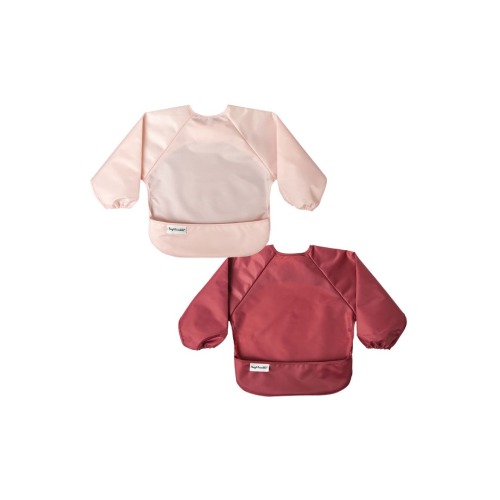 Mess-Proof/Waterproof 2-Pack Long-Sleeve Bib