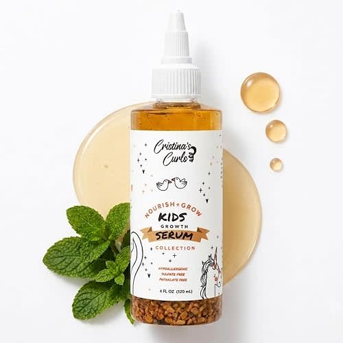 Cristina's Curls Scalp Serum for Curly Hair, Dry Scalp Treatment for Kids, Soothing Scalp Oil for Dryness and Itch, Healthy Scalp Care