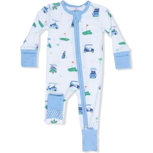 Vintage Golf Carts Blue - Convertible Romper