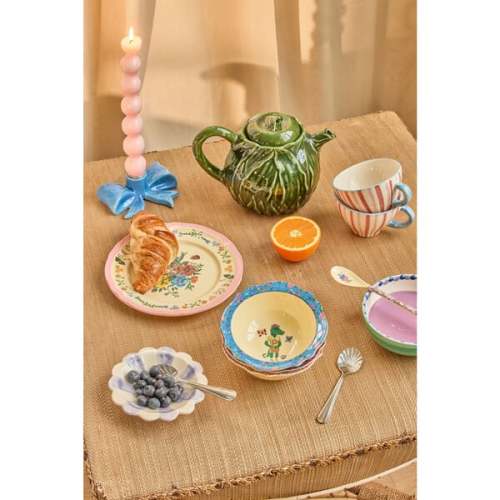 Melamine Vintage Bowl with Nathalie Lété Print - Blue - Rice by Rice | Maisonette