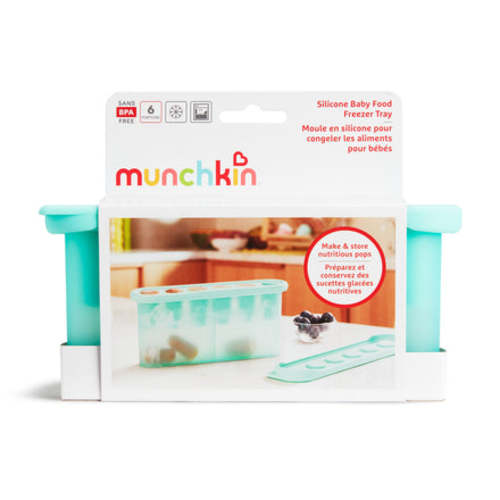 Munchkin Silicone Freezer Tray & Baby Food Feeders Bundle