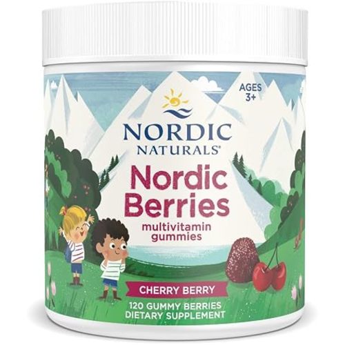 Nordic Naturals Nordic Berries Multivitamin, Kids Gummies - 120 Count