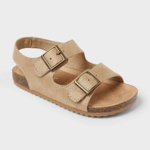 Toddler Reagan Footbed Sandals - Cat & Jack™ Taupe 8T