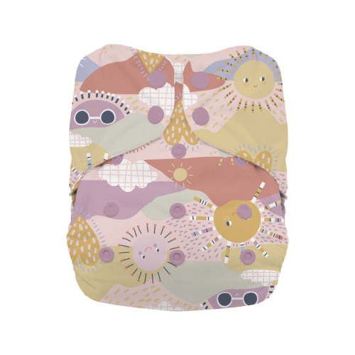 Thirsties Natural One-Size AIO Diaper | Organic & Made in the USA! - Jillian's Drawers