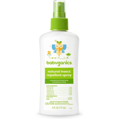 Babyganics Natural Insect Repellent, Packaging May Vary, 6 Fl Oz