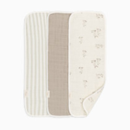 Crane Baby Avery Organic Cotton 3-pc. Burp Cloth Set - Bunny