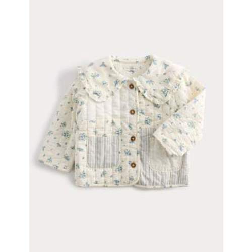 Pure Cotton Patchwork Jacket (0-5 Yrs)