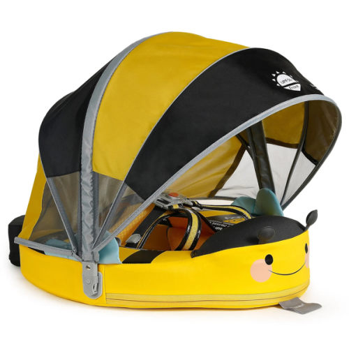 Mambobaby swim float with canopy butterfly and honey, adorable color and picture – Mambobaby Shop
