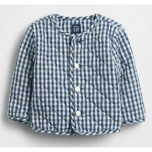 Baby Quilted Gingham Jacket