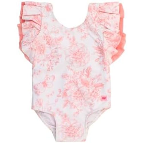 RuffleButts® Baby/Toddler Girls Ruffle Strap One Piece Swimsuit w/UPF 50+ Sun Protection