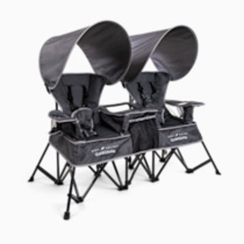 Baby Delight Go With Me Duo Deluxe Portable Double Chair - Grey