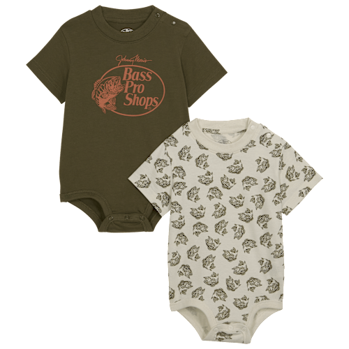 Bass Pro Shops Logo Bodysuit for Babies 2-Piece Set | Bass Pro Shops