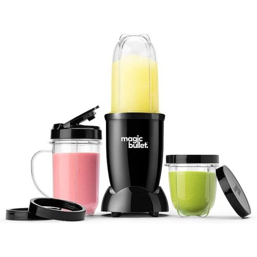 Magic Bullet Blender, Small, Silver, 11 Piece Set