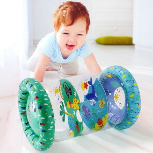 The Peanutshell Tummy Time Roller, Early Sensory and Development Toy for Crawling Babies