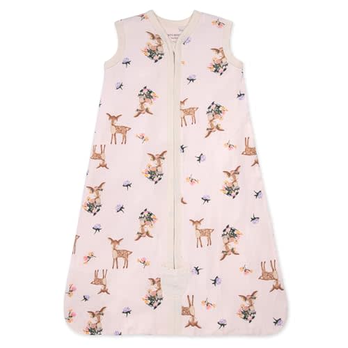Burt's Bees Baby Infant Wearable Blanket, Organic Cotton Unisex Beekeeper - Light Weight 0.5 TOG or Medium Weight 1.5 TOG