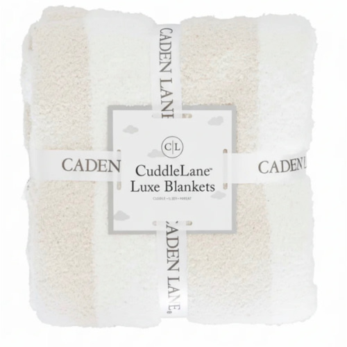 CuddleLane™ Luxe Blankets in Stripes | Caden Lane