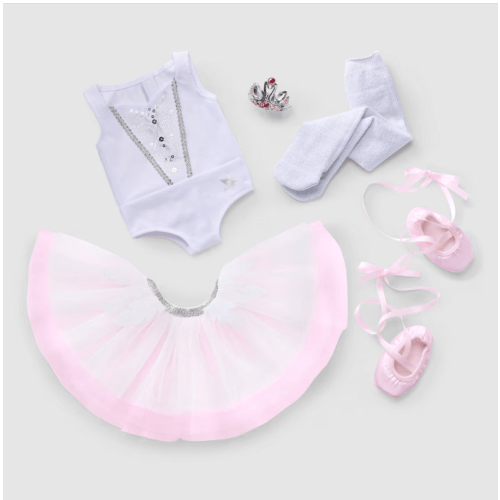 My First Ballet Recital Costume for 18-inch Dolls