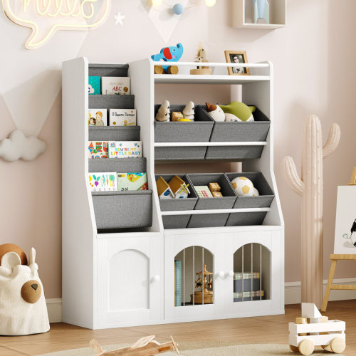 Loon Peak® Toy Storage Organizer,baby-proof Bookshelf For Nursery & Playroom,toy Organizer | Wayfair
