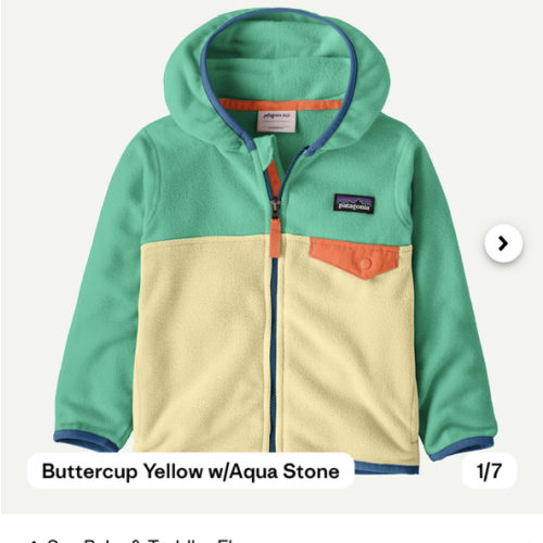 Patagonia Baby Micro D® Snap-T® Fleece Jacket