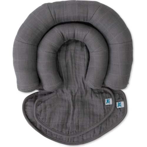 Cotton Muslin Head Support, Charcoal